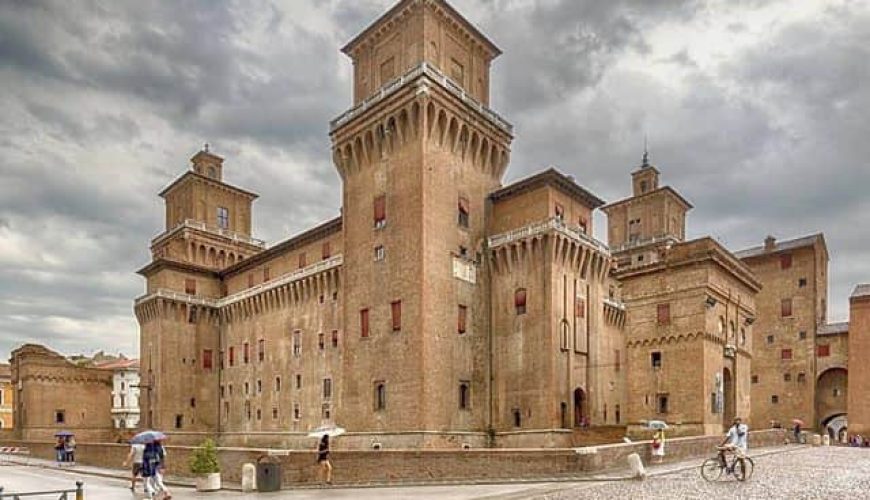 The ancient Ferrara, a jewel city in the Estensi lands