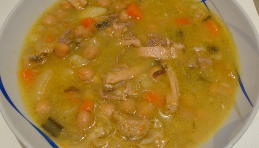 La Cisrà: Tripe and chickpea soup typical of the Langhe
