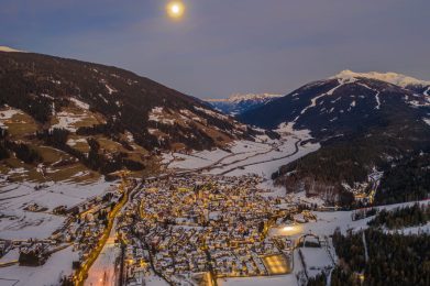San,Candido,Innichen,By,Night,In,South,Tyrol,Alto,Adige,