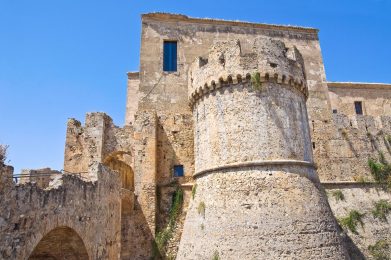 Swabian,Castle,Of,Rocca,Imperiale.,Calabria.,Italy.