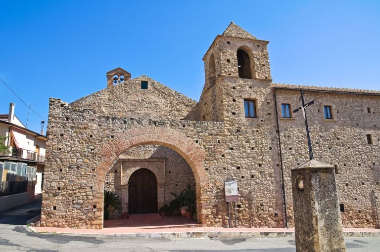 Franciscan,Monastery.,Rocca,Imperiale.,Calabria.,Italy.