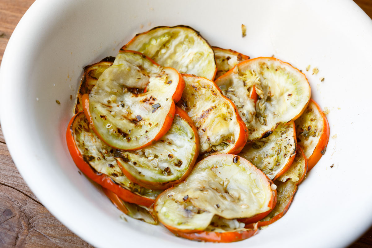 Grilled,Red,Aubergine,Slices,From,Rotonda,,Region,Basilicata,,Italy