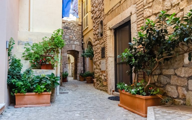 Gaeta,Italy.,The,Historic,Center,Of,The,City,,With,Its