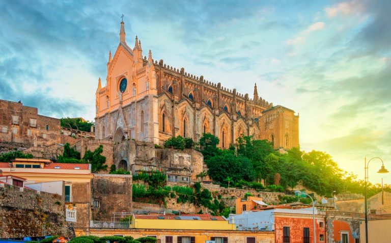 The,Church,Of,San,Francesco,D’assisi,In,Gaeta,,Monte,Orlando,