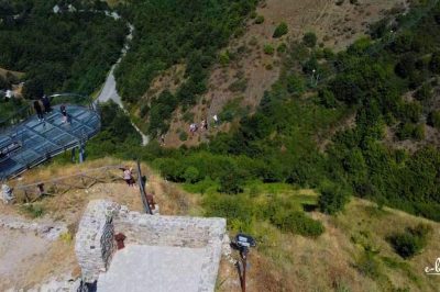 Sasso di Castalda, from the earth to the moon