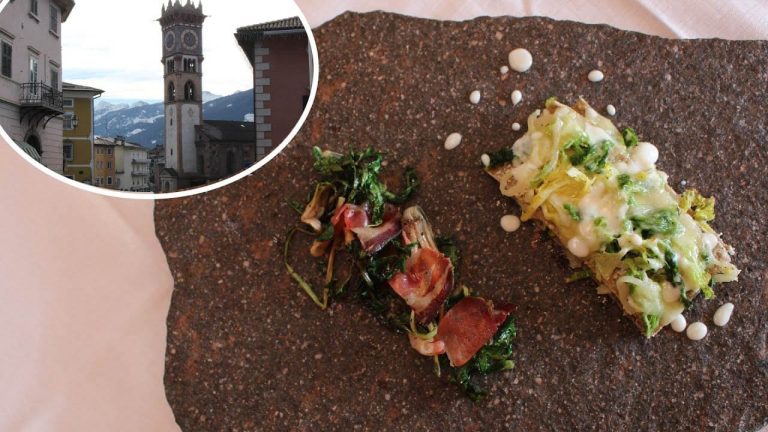 Rye pasta lasagne with Formae Val Fiemme and Savoy cabbage: Cavalese