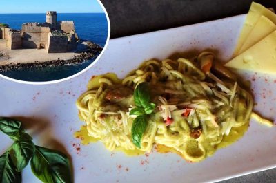 Calabrian recipe: spaghetti with cream of broad beans and Pecorino Crotonese DOP