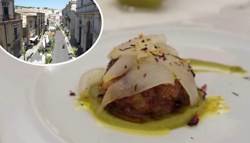 Video: Palazzolo Acreide sausage meatball on Arancia di Ribera DOP pesto