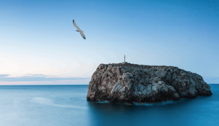 The legend of the rock of the hermit of Polignano a Mare
