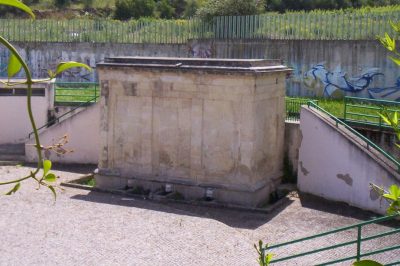 The fools of the legends of the Billellera fountain in Sorso, Sardinia