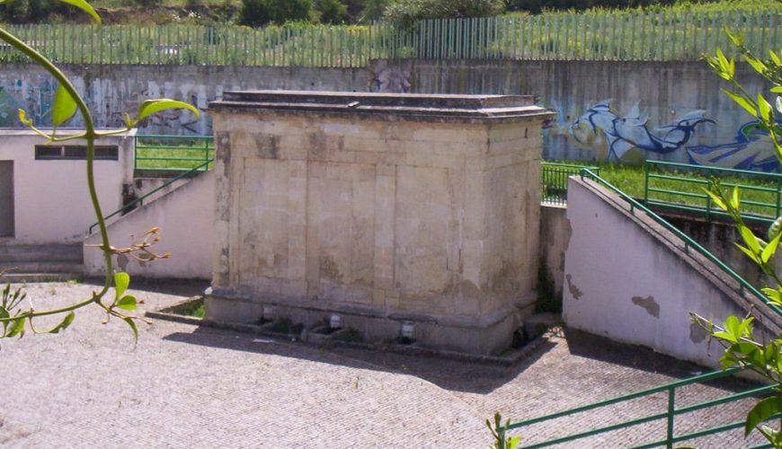 The fools of the legends of the Billellera fountain in Sorso, Sardinia