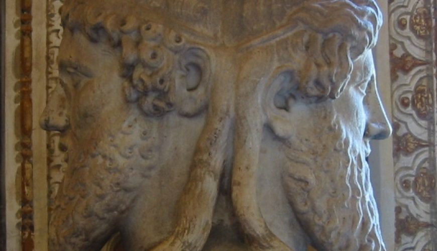 The mythological God Giano at the origins of the village of Cassano delle Murge