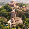 vista aerea di un castello