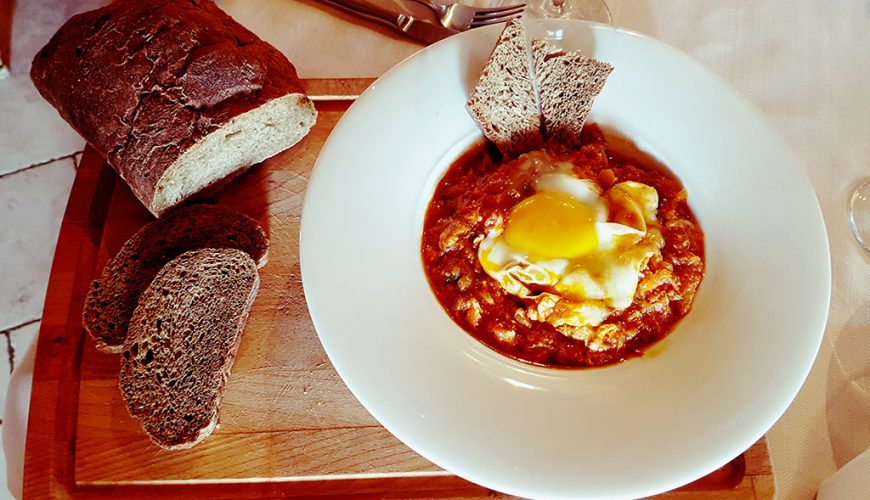 Vegetarian Recipe: Acquacotta from La Solina restaurant in Montemerano