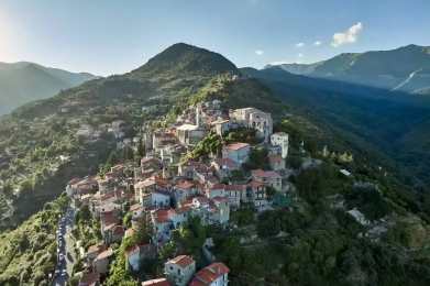 Triora dall'alto