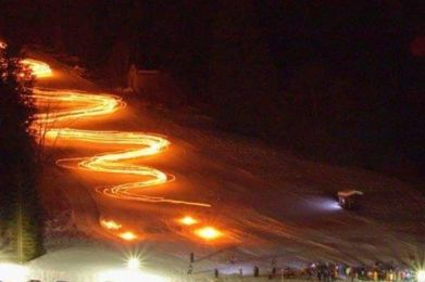 Fiaccolata di fine anno a Ravascletto