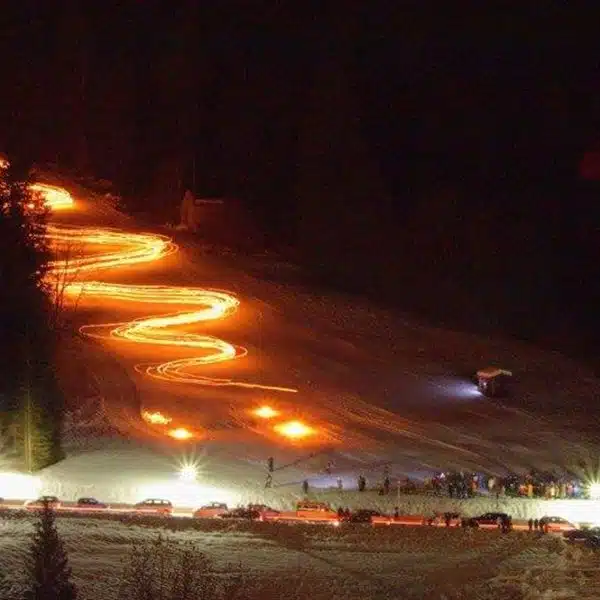 Fiaccolata di fine anno a Ravascletto