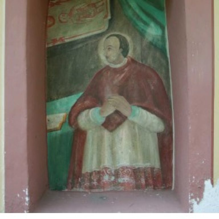 Affresco di San Carlo Borromeo