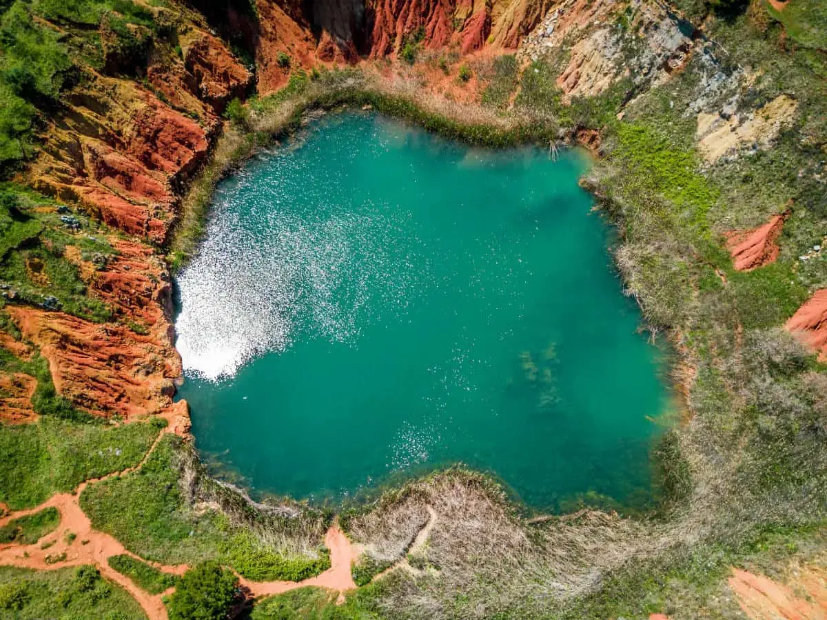 Laghetto di bauxite