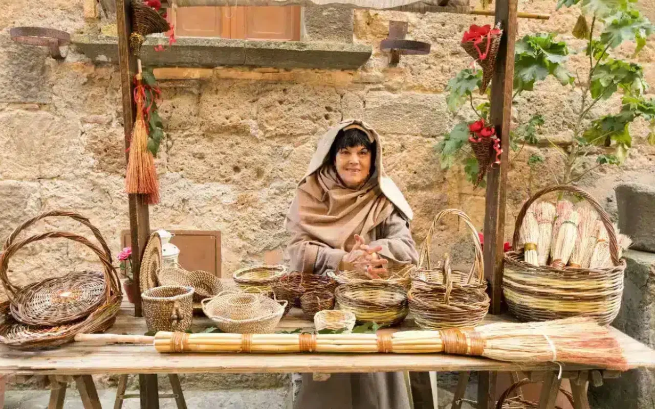 Presepe Vivente di Civita di Bagnoregio 1 Raffigurante del Presepe Vivente a Civita di Bagnoregio