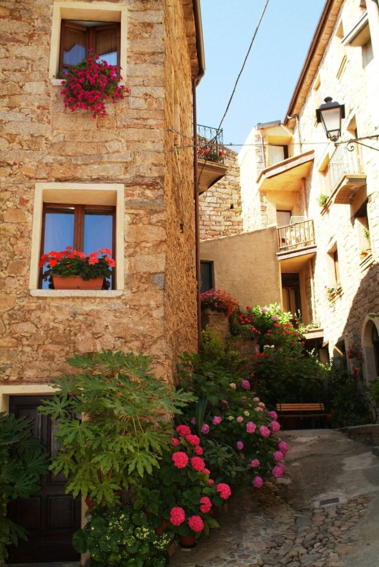Scorcio del centro storico di Gavoi