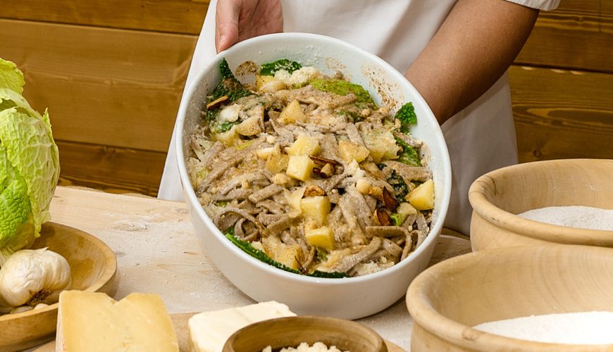 La ricetta originale dei Pizzoccheri del borgo di Teglio