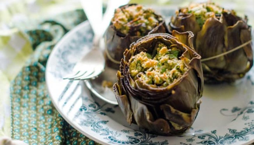 Recipe: Purple stuffed artichokes from the village of Montelupone