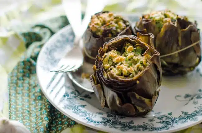 Recipe: Purple stuffed artichokes from the village of Montelupone