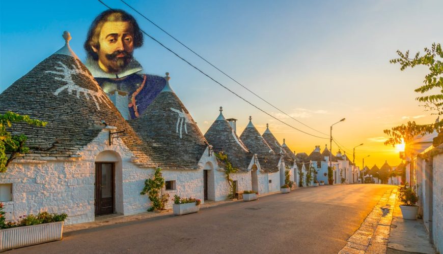 The legendary Guercio delle Puglie, founder of the village of Alberobello