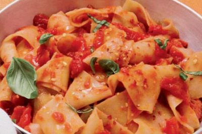 Recipe: Sagne spicy, an Abruzzo specialities
