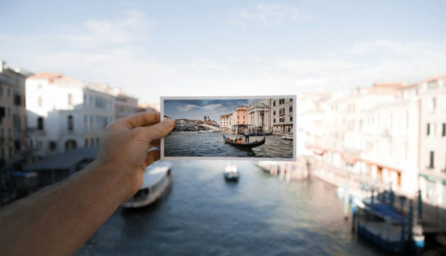 The memory of a vacation in photography