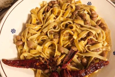 Recipe: laghene and fasule sfritte of the village of Rivello