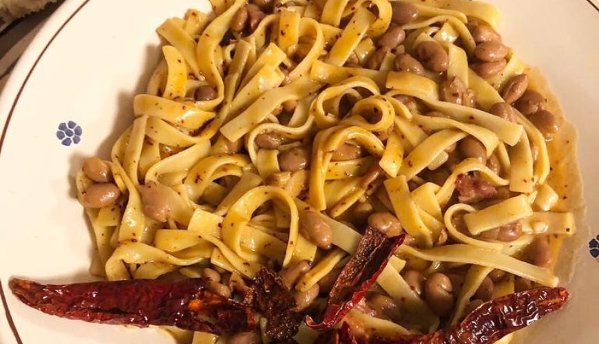 Recipe: laghene and fasule sfritte of the village of Rivello