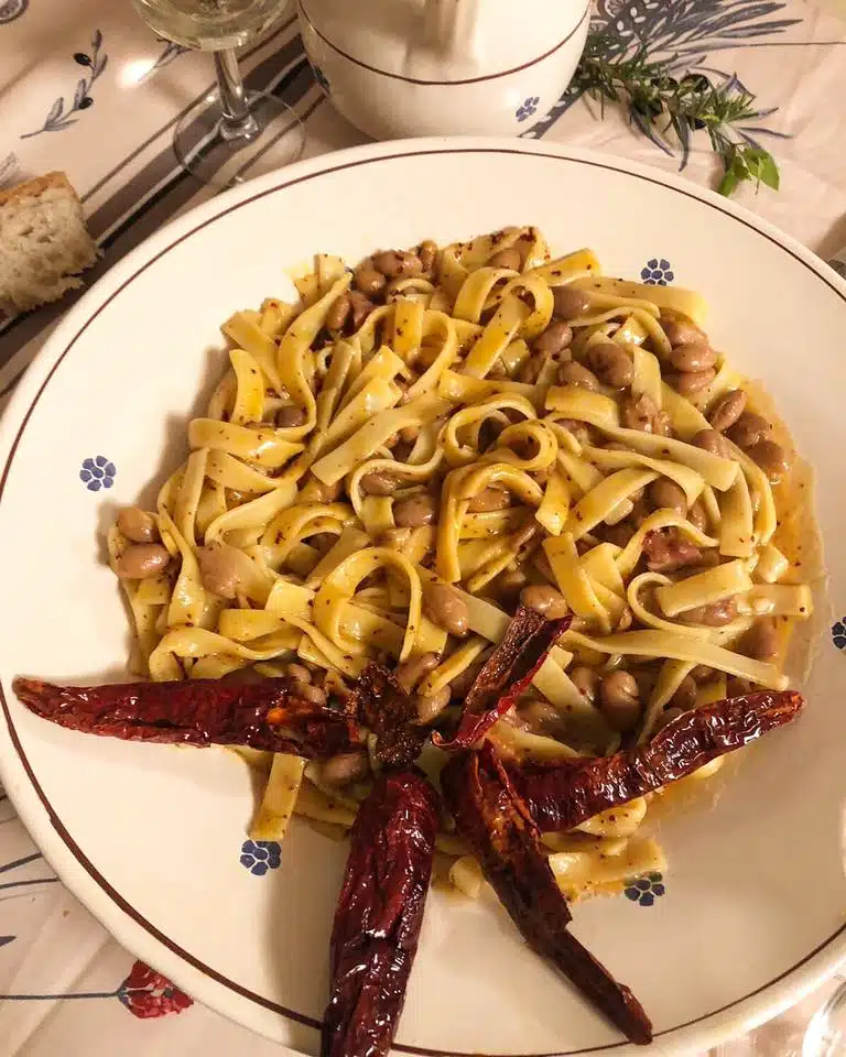 Ricetta: laghene e fasule sfritte del borgo di Rivello