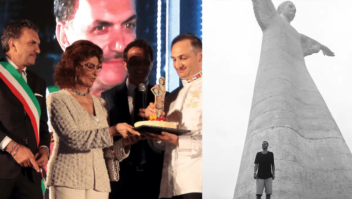 Con Sophia Loren