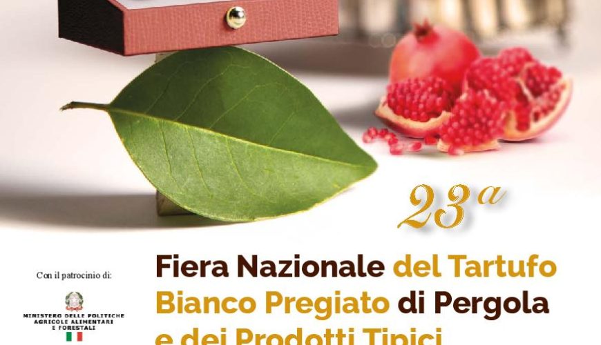 Presented the 23rd edition of the National Fair of Fine White Truffle of Pergola and Typical Products