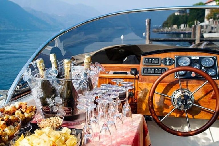 Romantic evening cruise on Lake Orta