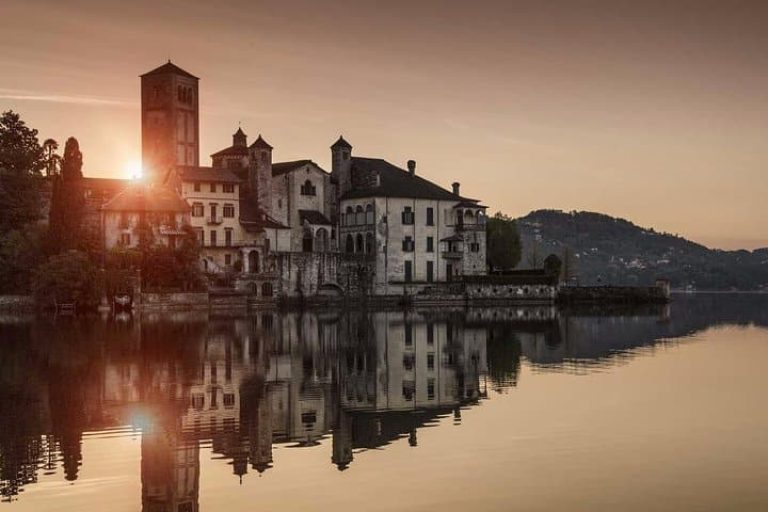 Romantic evening cruise on Lake Orta