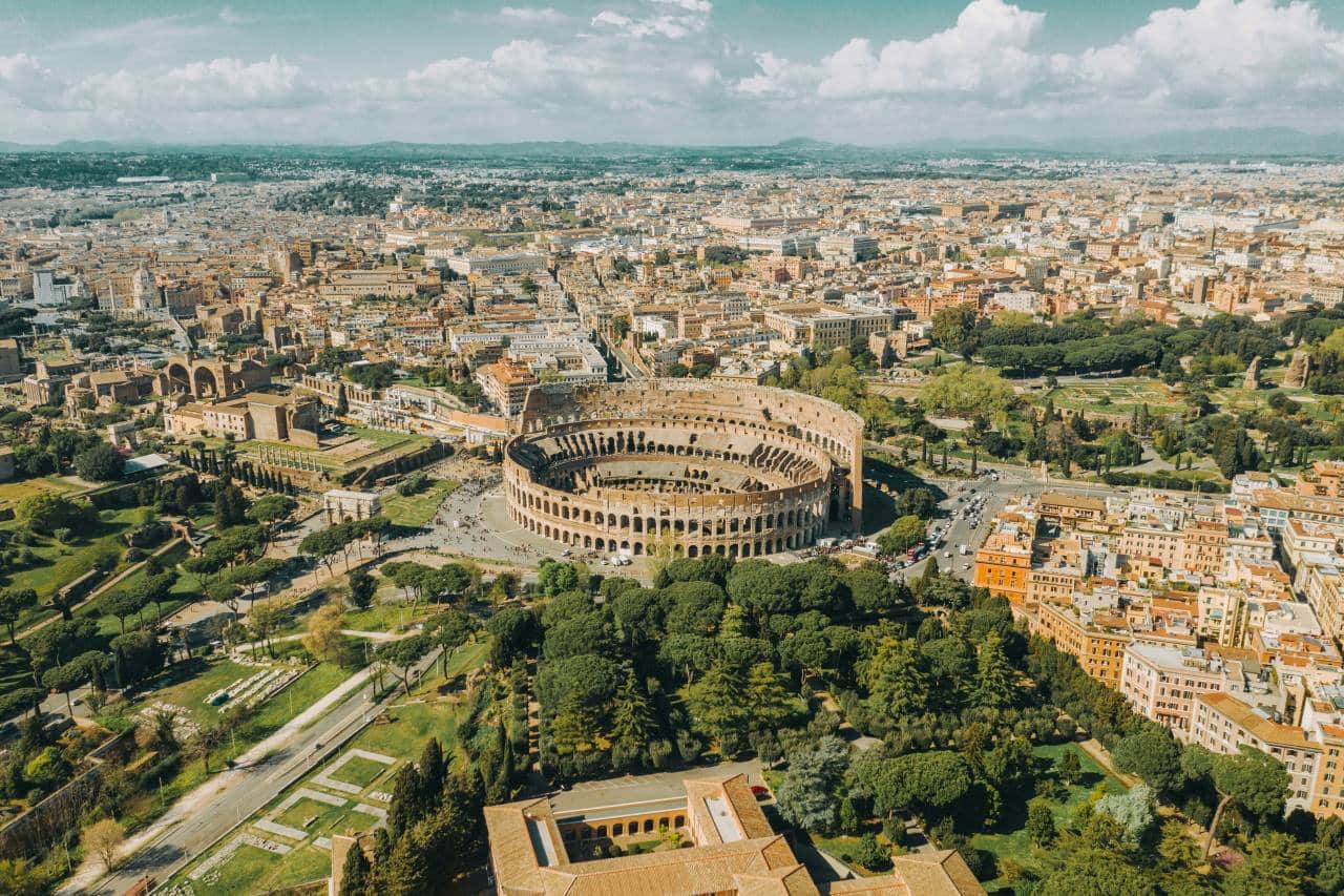 Roma dall'alto