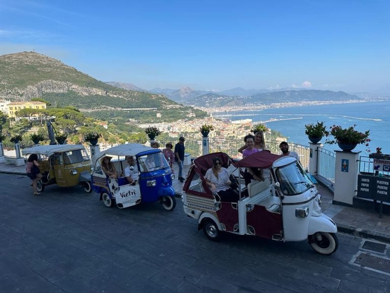 Tour of Vietri sul Mare and its villages on board the Ape Calessino
