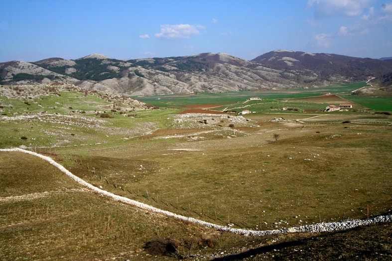 Veduta dell'altipiano di Rascino 