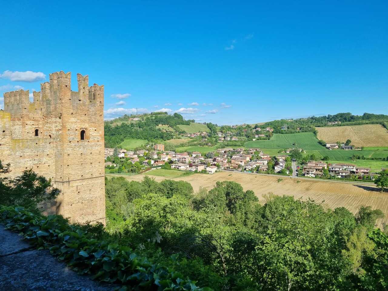 Vista panoramica di Castell'Arquato