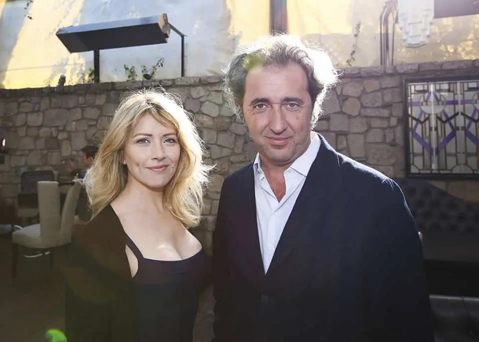 Loredana Cannata con Paolo Sorrentino