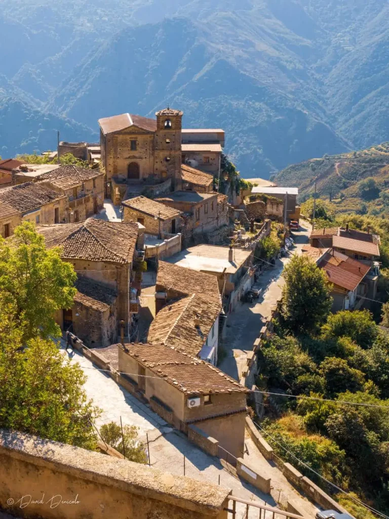Gallicianò, vista sulla Chiesa dall'alto - davdenic