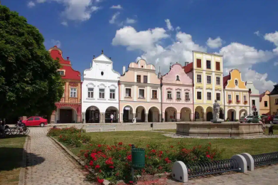 Piazza Zaccaria a Telč