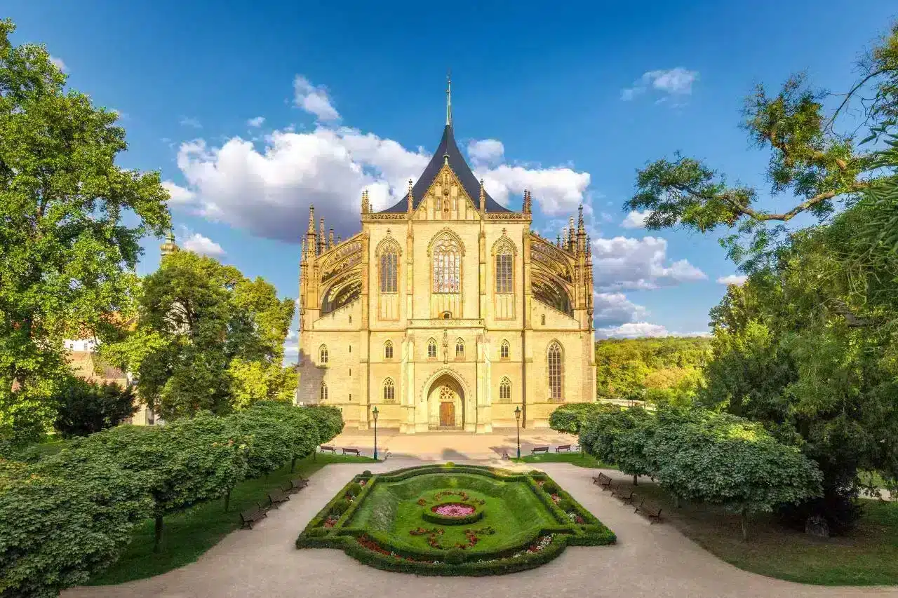 Facciata Chiesa di Santa Barbara Kutna Hora