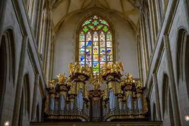 Interno Chiesa di Santa Barbara, Kutná Hora