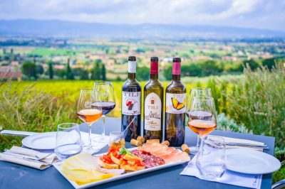Degustazione con Vista sulla valle di Assisi