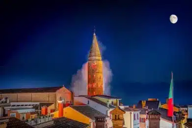 Incendio Campanile Caorle