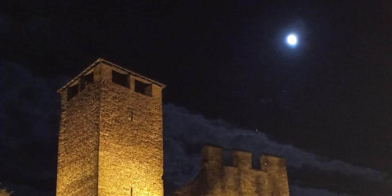 Corri con la luna 1 Castello di Zumelle
